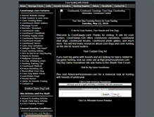 Tablet Screenshot of coondawgs.com